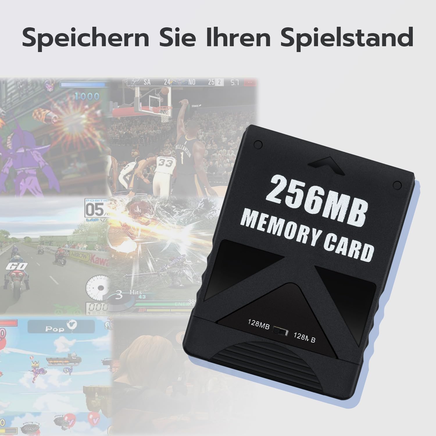 Detalle 2 de 256 MB Gaming Speicherkarte für PS2