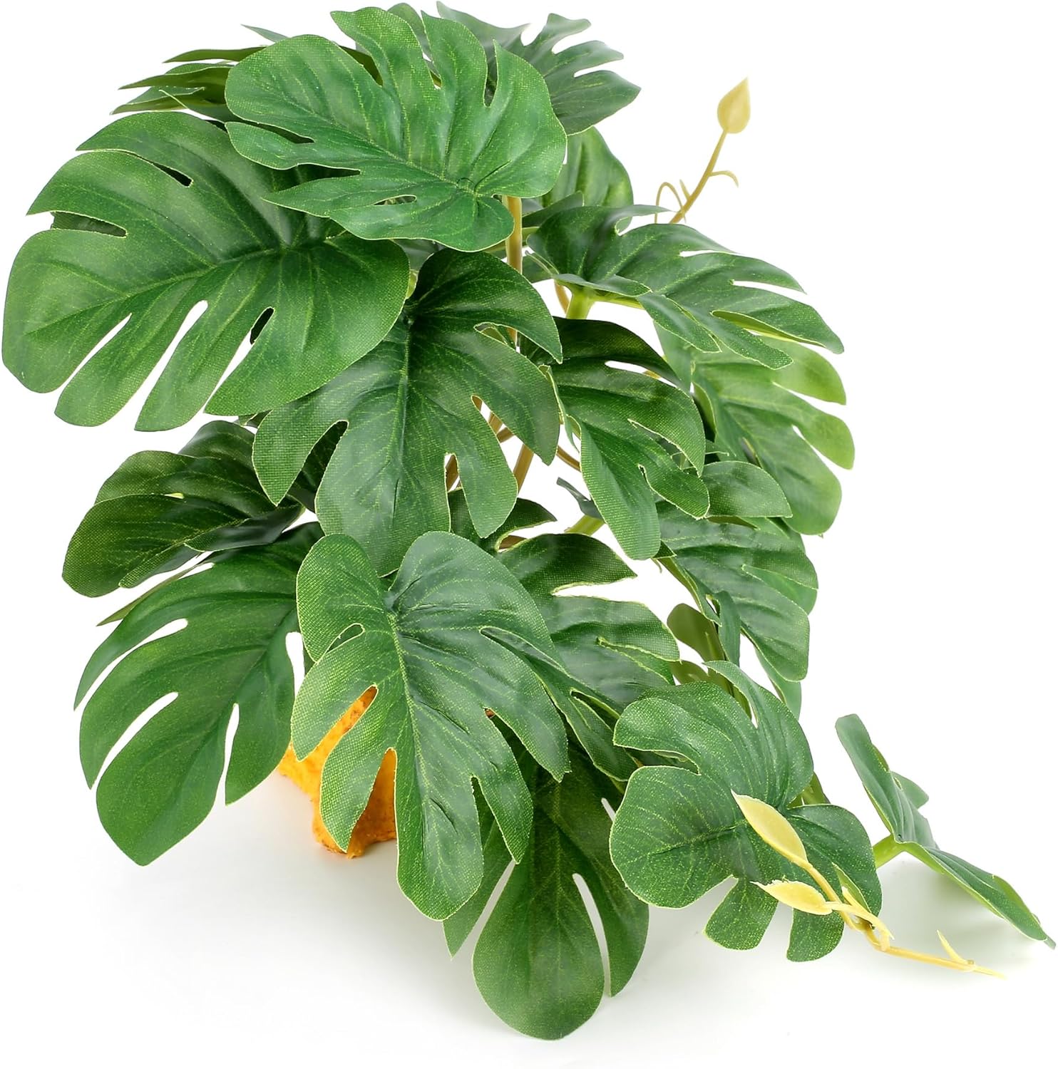 Filhome Reptile Plants for Terrarium: Realistic Artificial Plant with Weighted Base