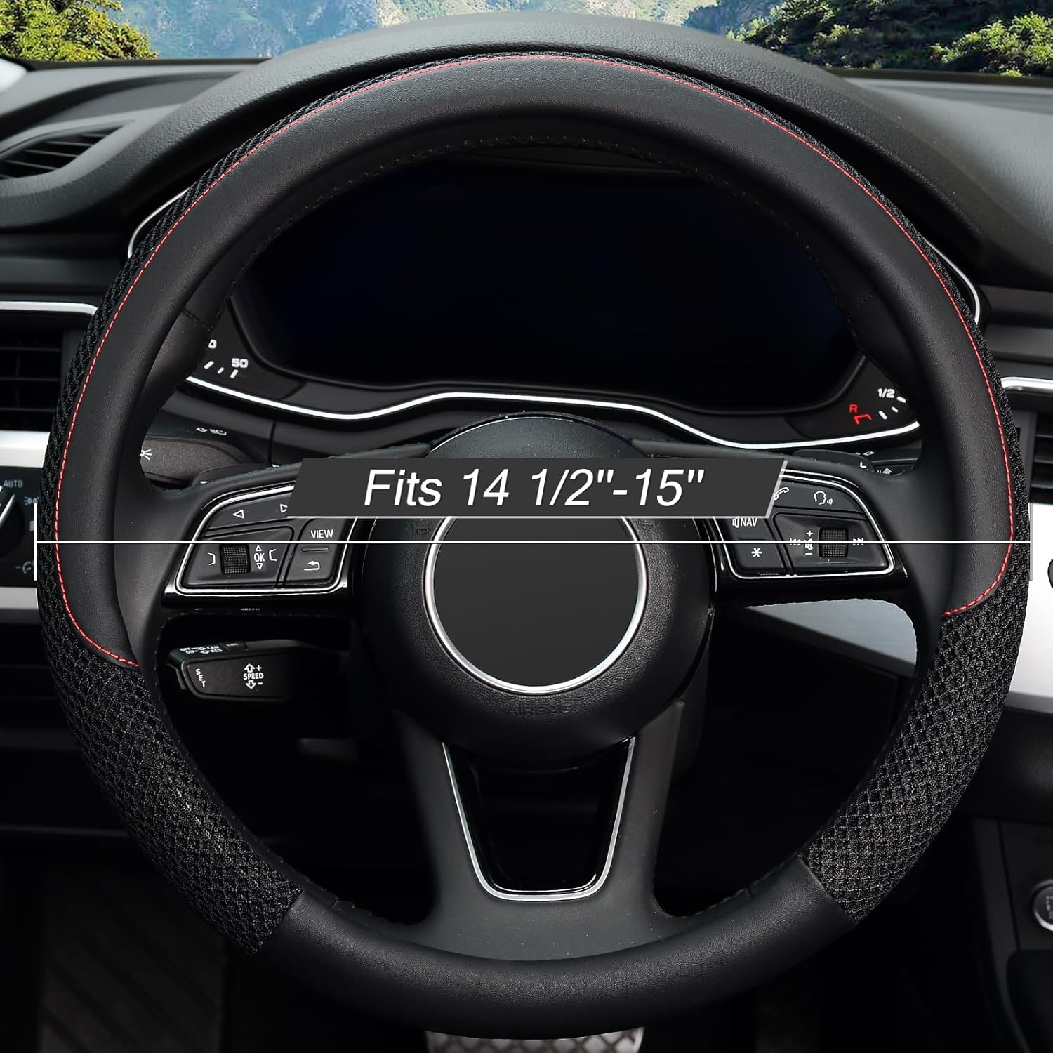 Thumbnail 1 de KAFEEK 15 inch Steering Wheel Cover