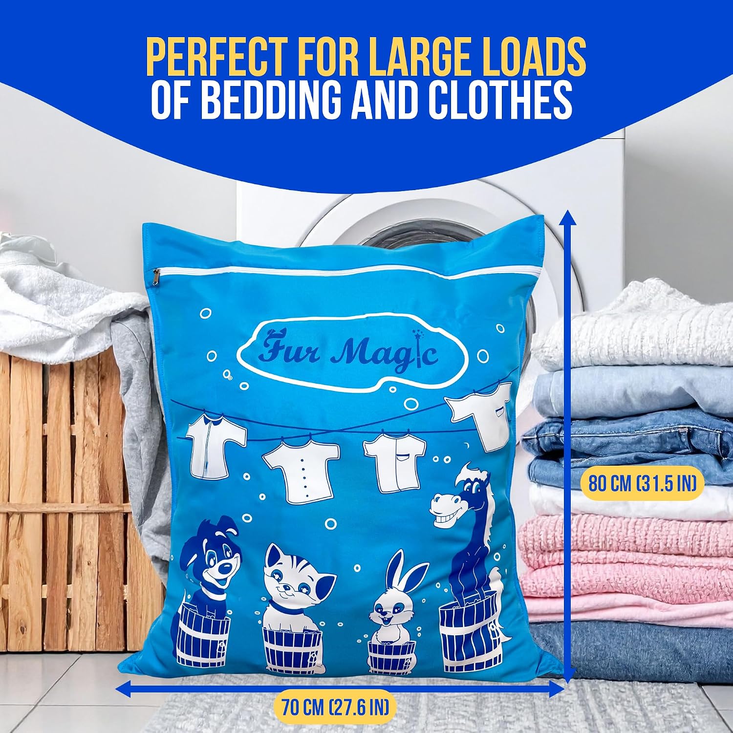 Thumbnail 3 de Fur Magic pet laundry hair catcher bag (large, reusable, limited edition)