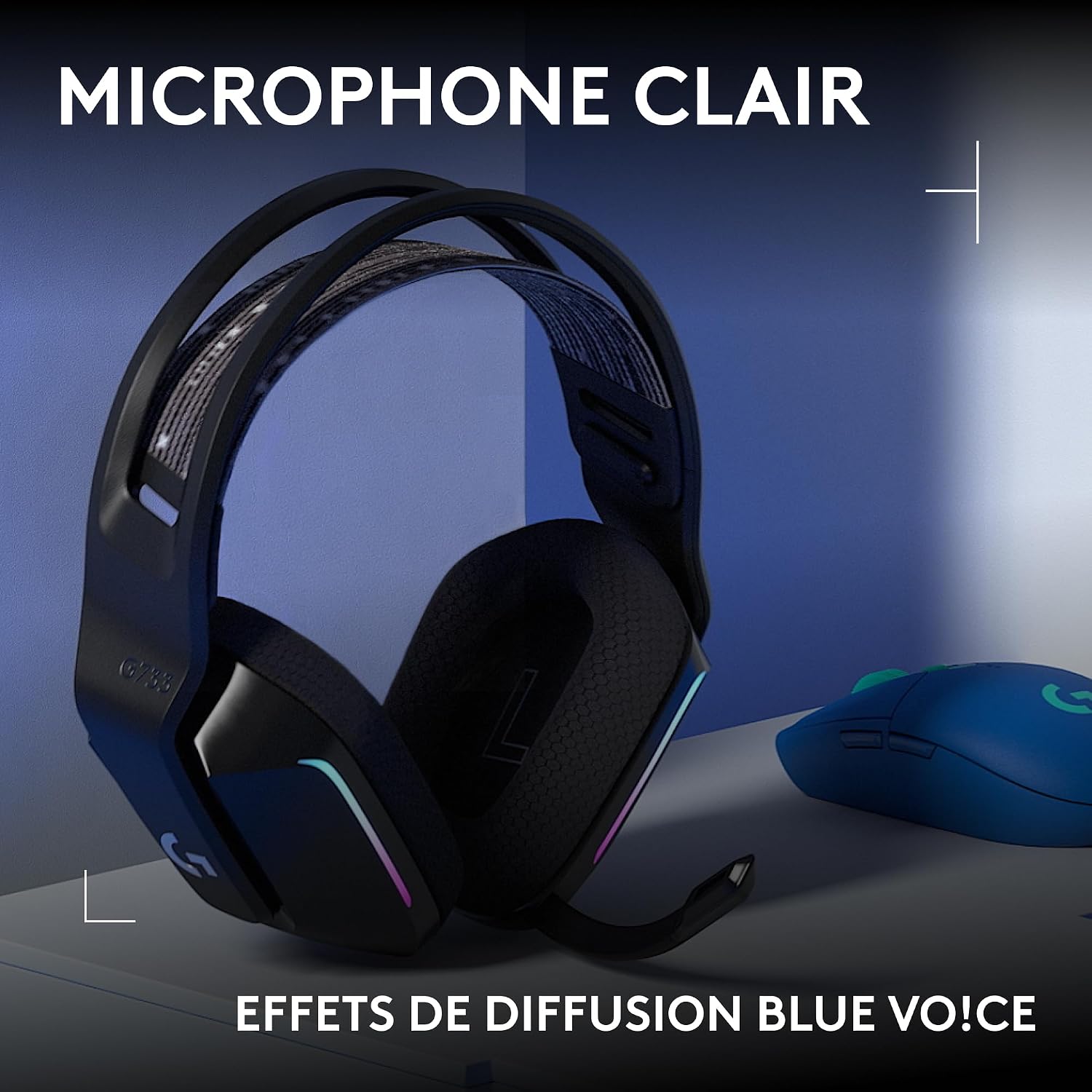 Thumbnail 5 de Logitech G733 Casque Gaming Sans Fil LIGHTSPEED avec bandeau de suspension