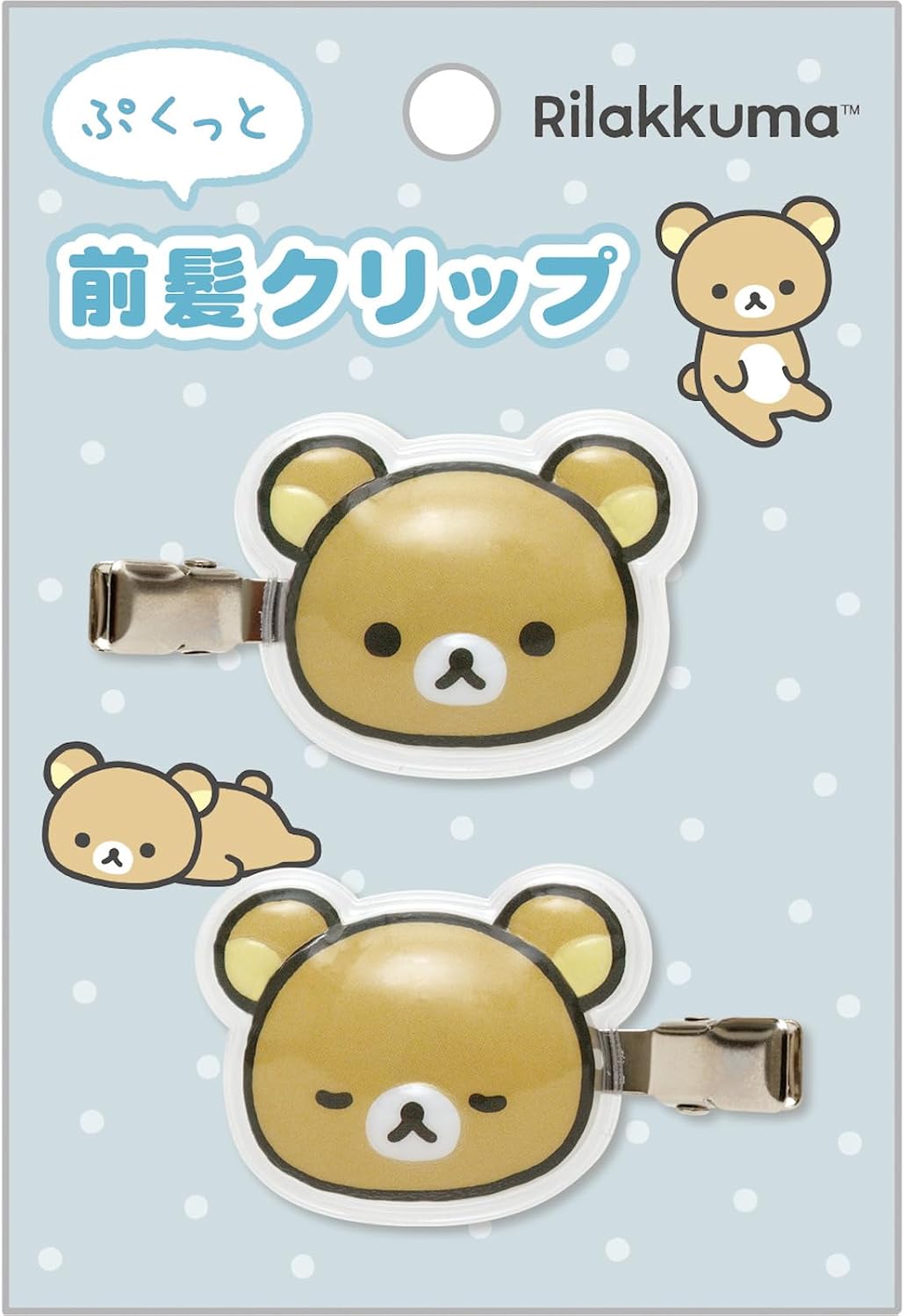 Detalle 2 de サンエックス すみっコぐらし FE44907 えびふらいのしっぽ 前髪クリップ PVC・エポキシ樹脂製