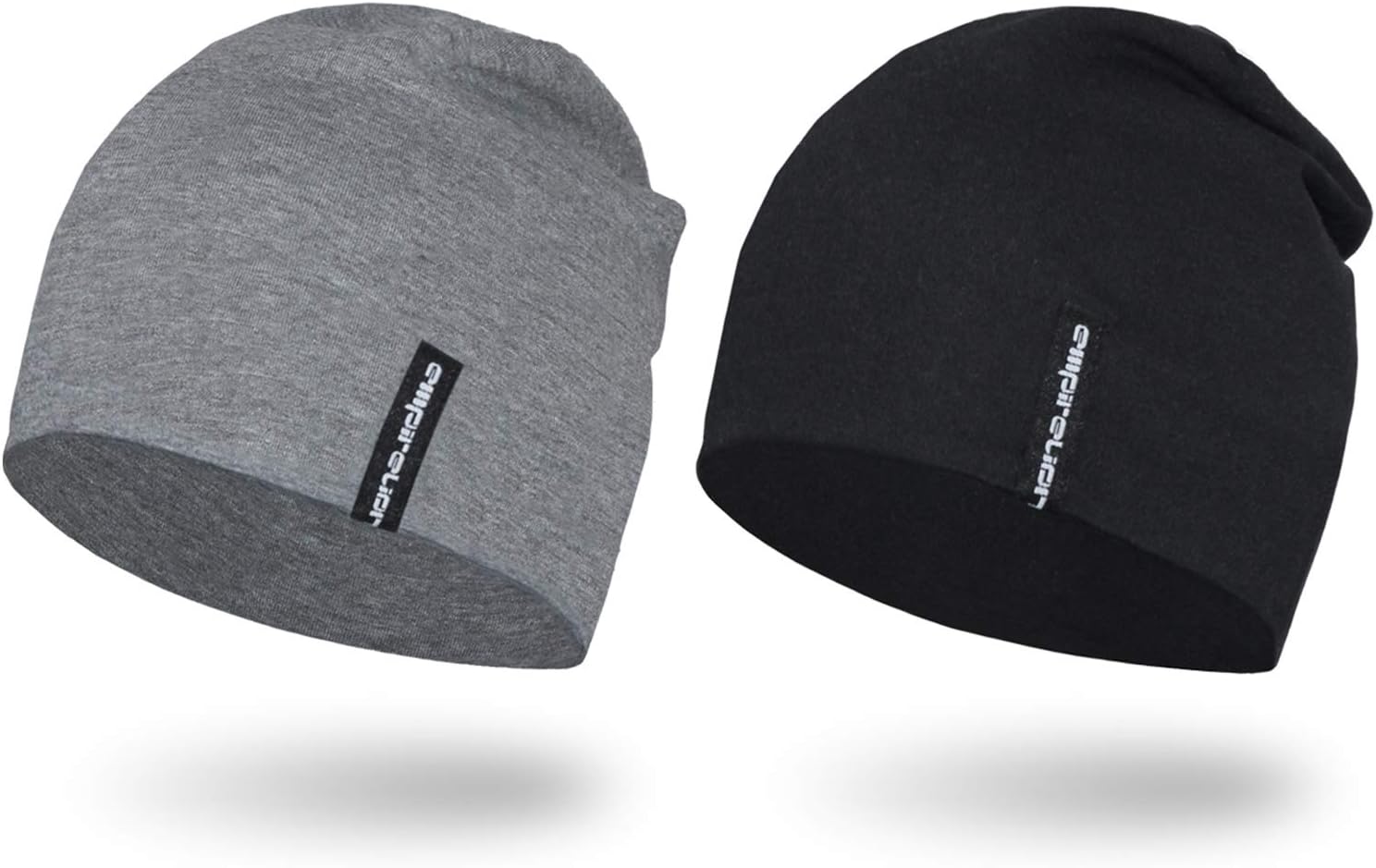 Detalle de EMPIRELION Multifunktionale leichte Running Beanie-Mütze (9") – Skull Cap für Helm, Radsport & Alltag, unisex