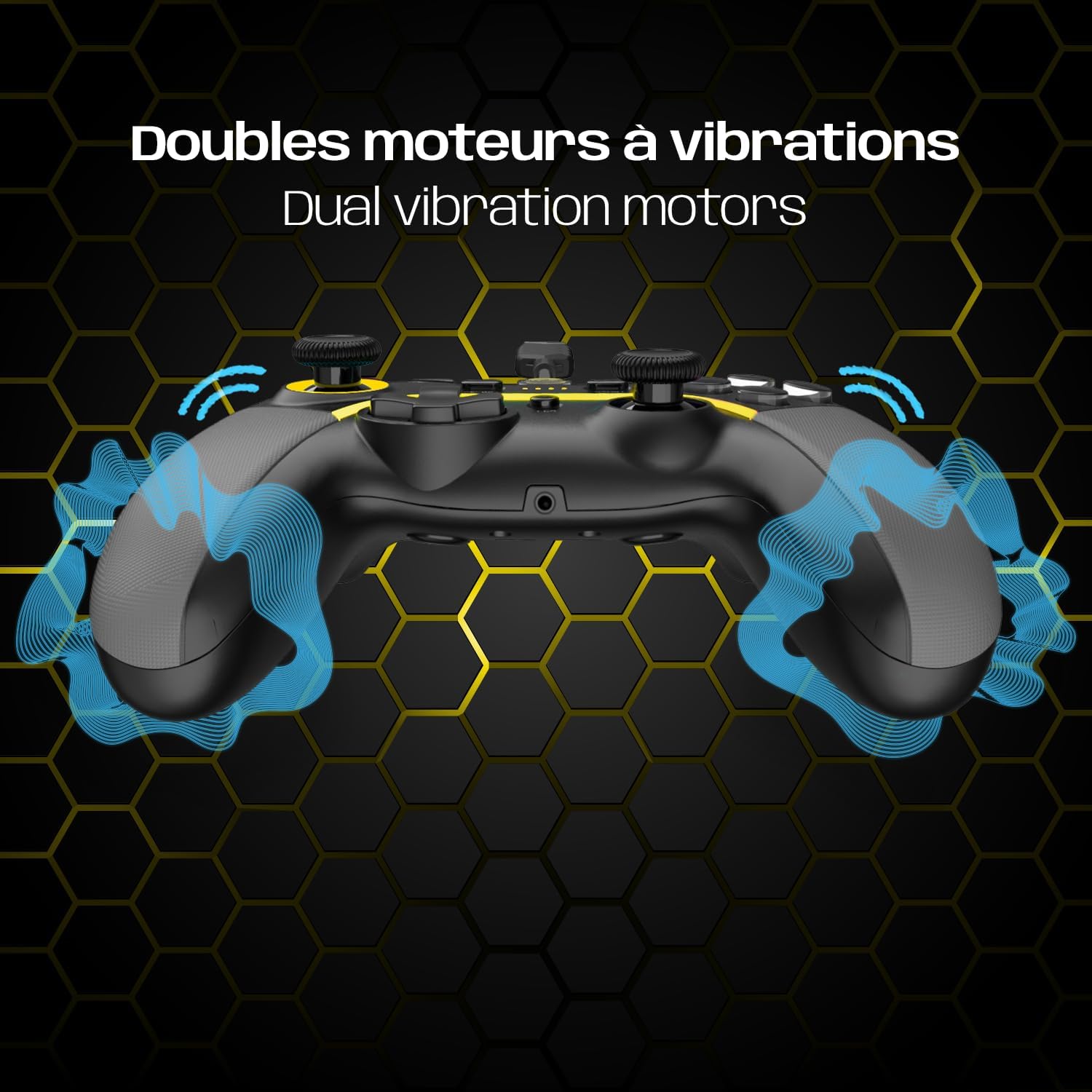 Thumbnail 4 de EMPIRE GAMING Empire Gaming – Manette filaire Gamepad PC/PS3/Switch, double vibration et modes macro/turbo