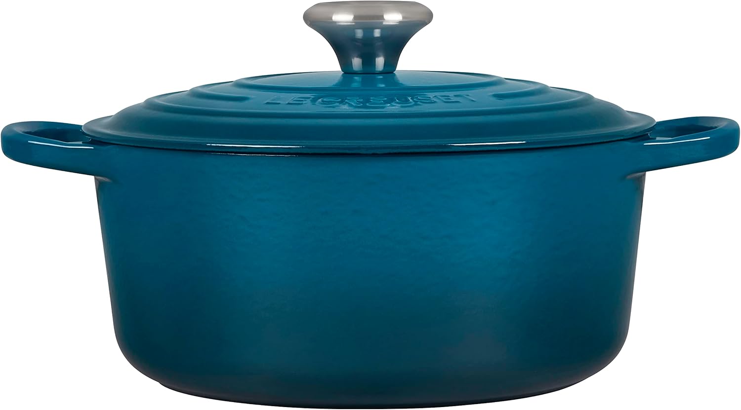 Thumbnail 1 de Le Creuset Signature Gusseisen-Bräter mit Deckel, Ø 24 cm, Rund – Deep Teal, 4,2 l