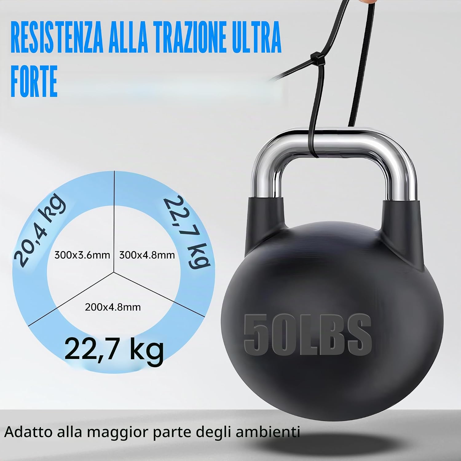 Detalle 2 de Jokisa 1000 Pezzi Fascette Plastica 300 x 3,6 mm: resistenti, versatili e facili da usare