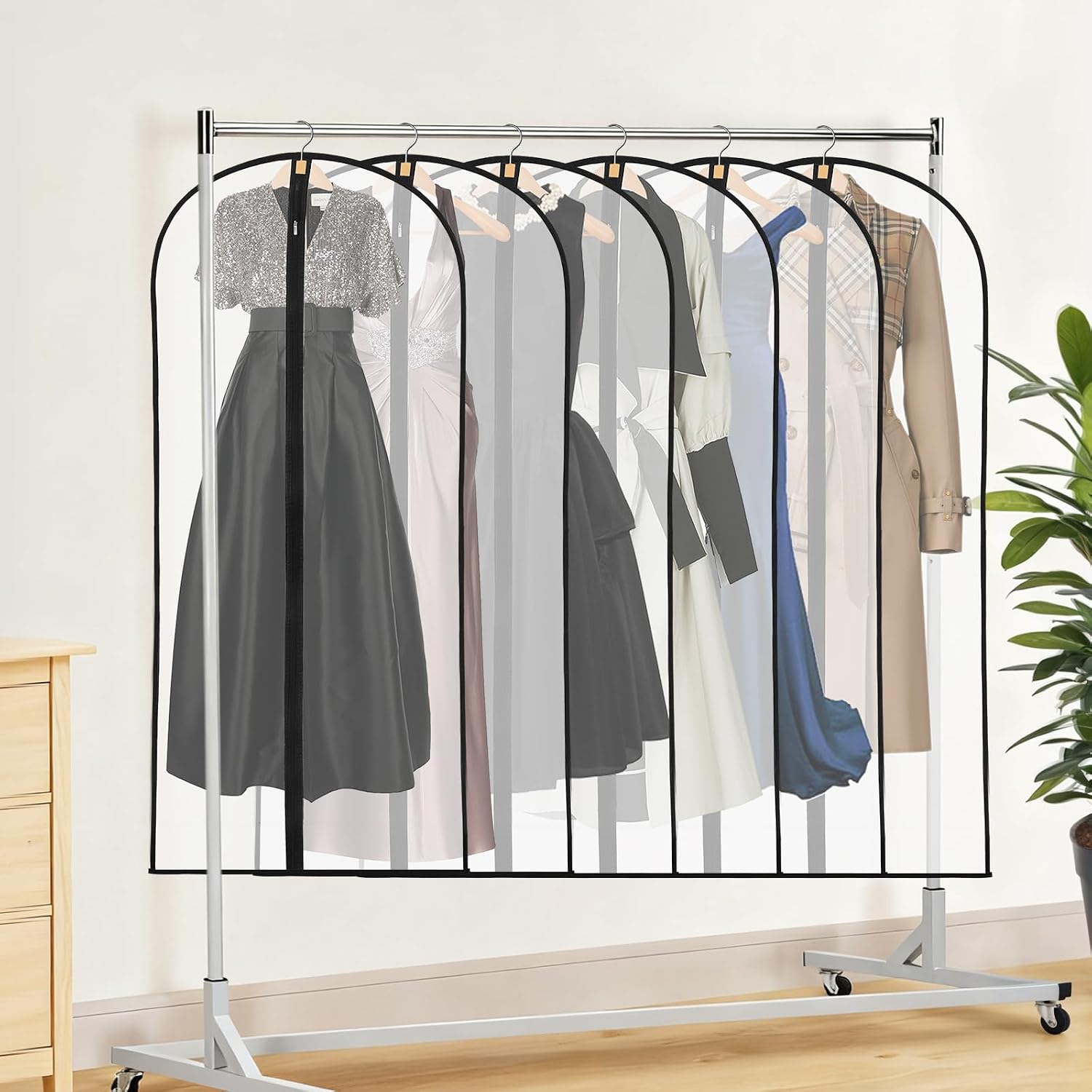 Thumbnail 5 de Dress Bags Covers Long 60x140 cm 6 Pack