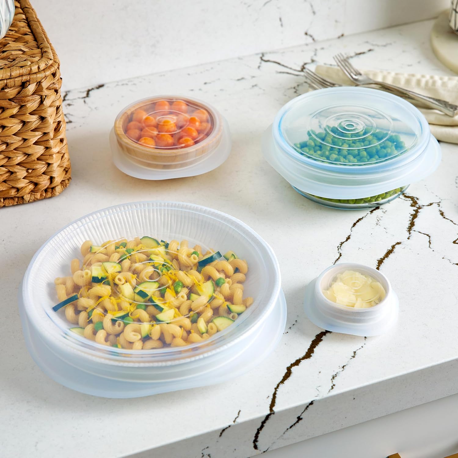 Thumbnail 5 de Stasher Premium Reusable Silicone Stretch Lids 4-pack 🥣