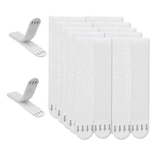 Detalle de Gisde Large Picture Hanging Strips Heavy Duty (16-Pairs, 32 Strips) – No-Damage Wall Hangers for Pictures and Decor