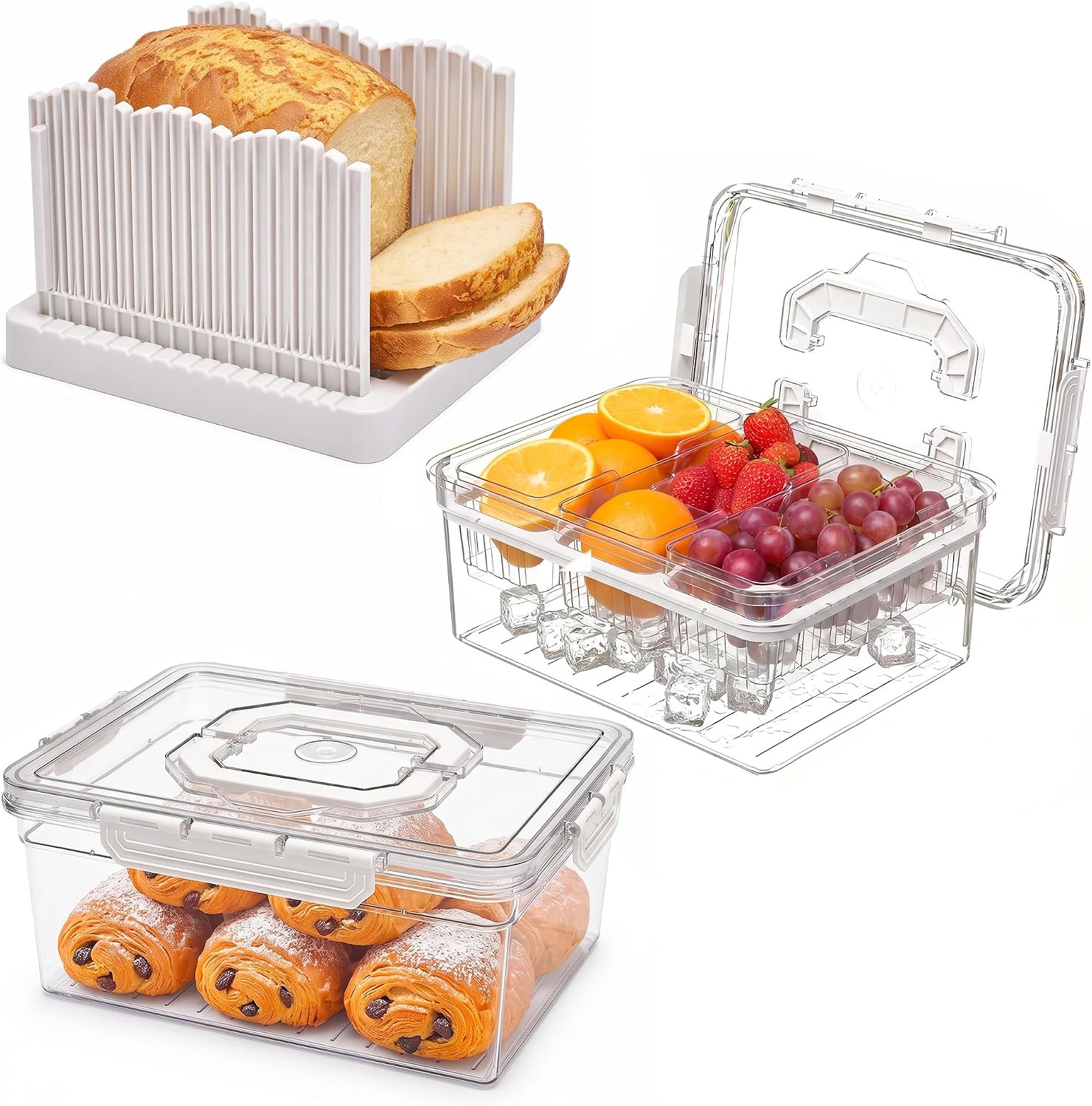 Detalle de VECELO Bread Box, PET