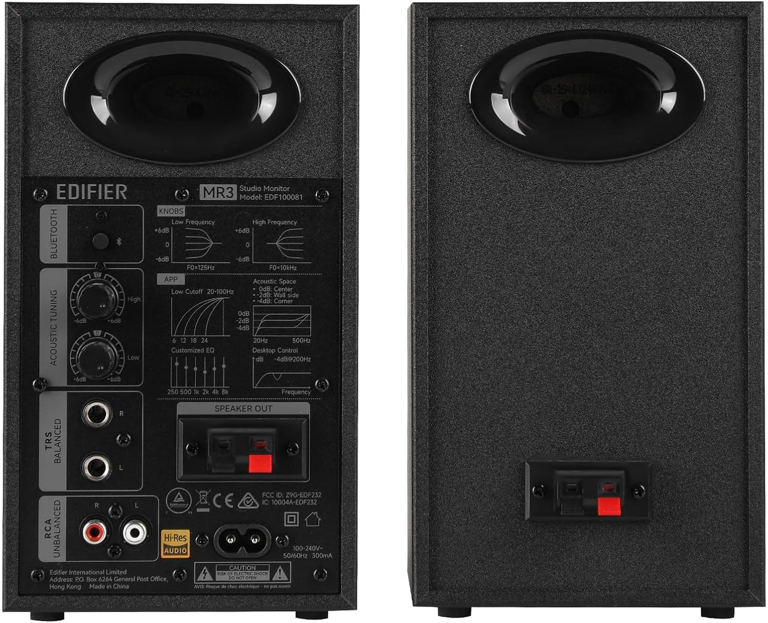 Thumbnail 2 de Edifier MR3 Powered Studio Monitor Speakers: Hi-Res Certified, Bluetooth 5.4, 18W x 2