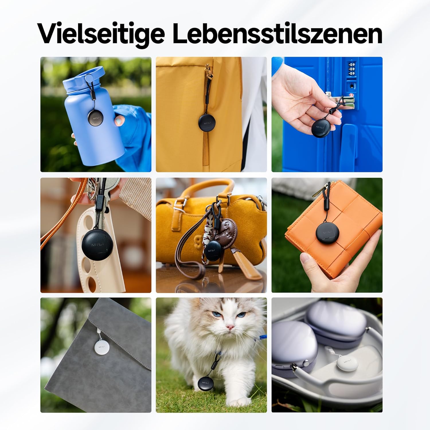 Thumbnail 5 de MiLi LiTag Duo Traceur Localisateur Bluetooth (compatible iOS & Android) — Pack de 4