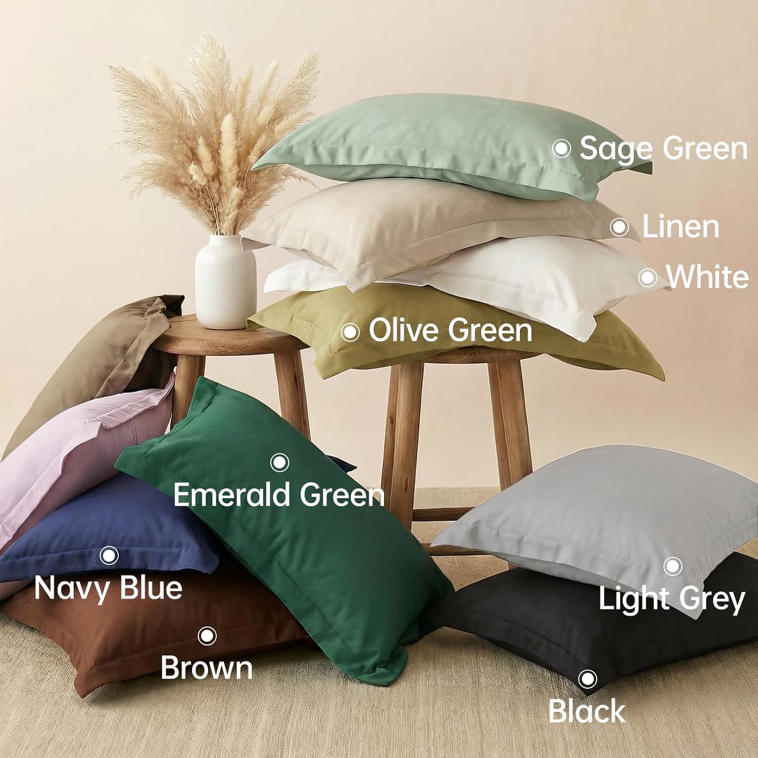 Thumbnail 6 de MUXHOMO Queen Comforter Set: All-Season Ultra-Soft Down Alternative Bedding in Sage Green