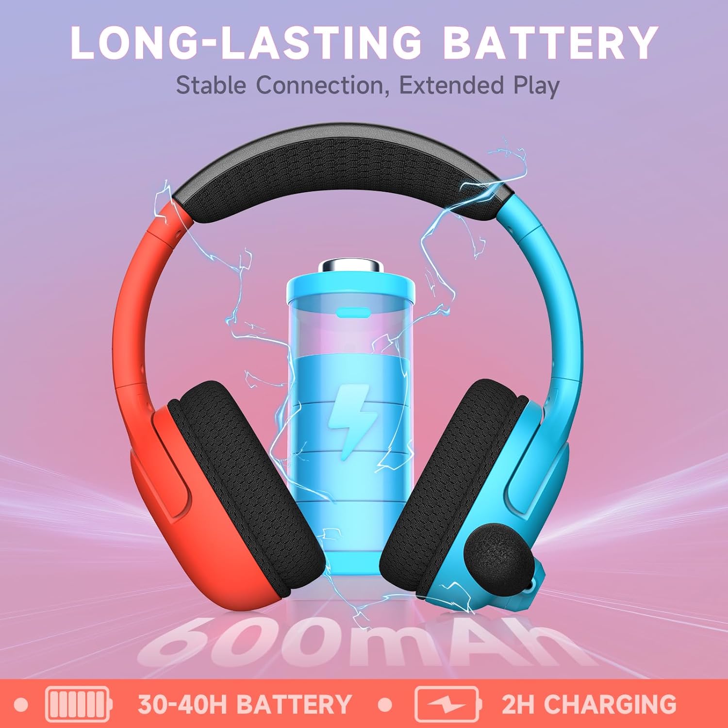 Thumbnail 5 de Rumoon Wireless Gaming Headset for Nintendo Switch