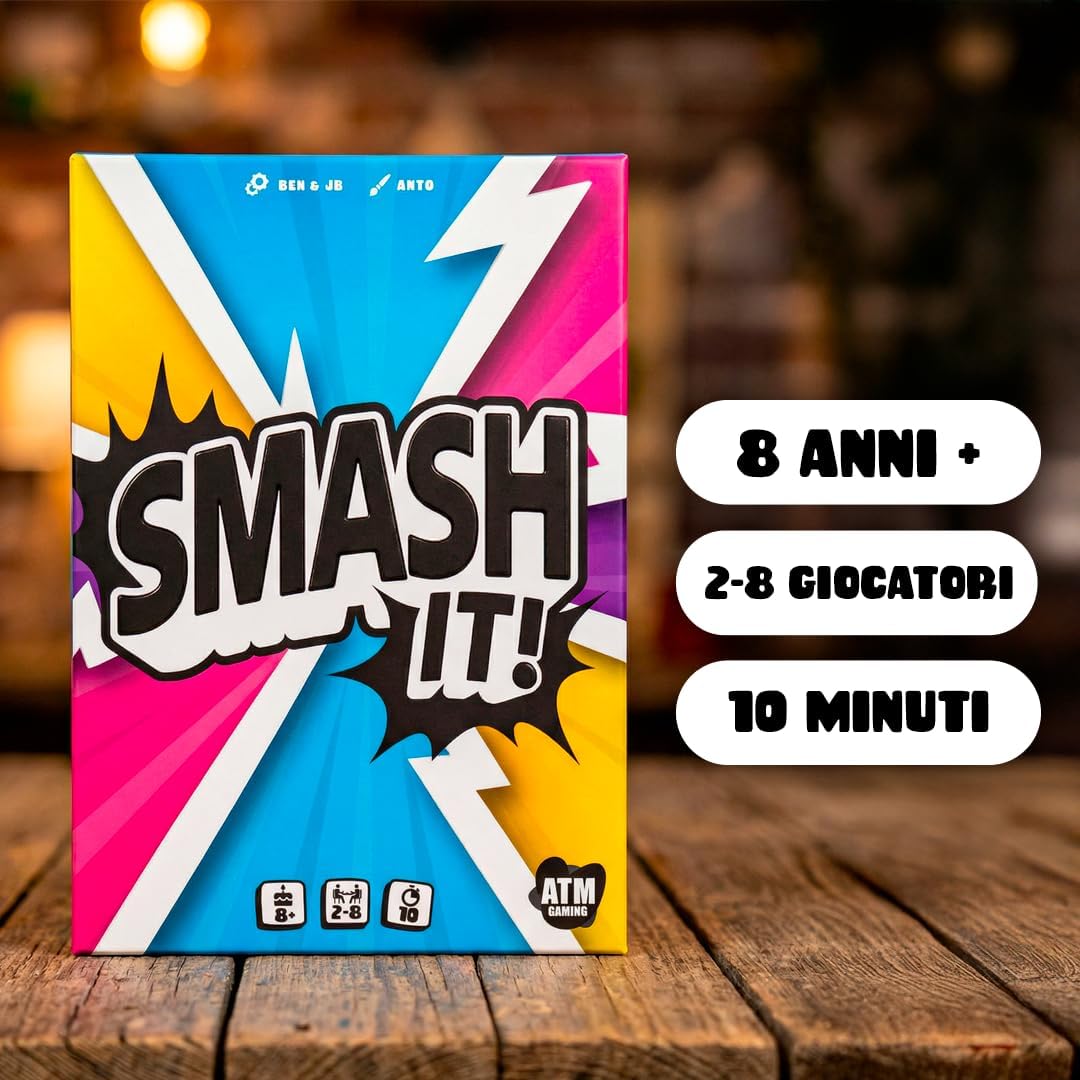 Detalle de ATM Gaming Smash It – Gioco da tavolo per famiglia e amici