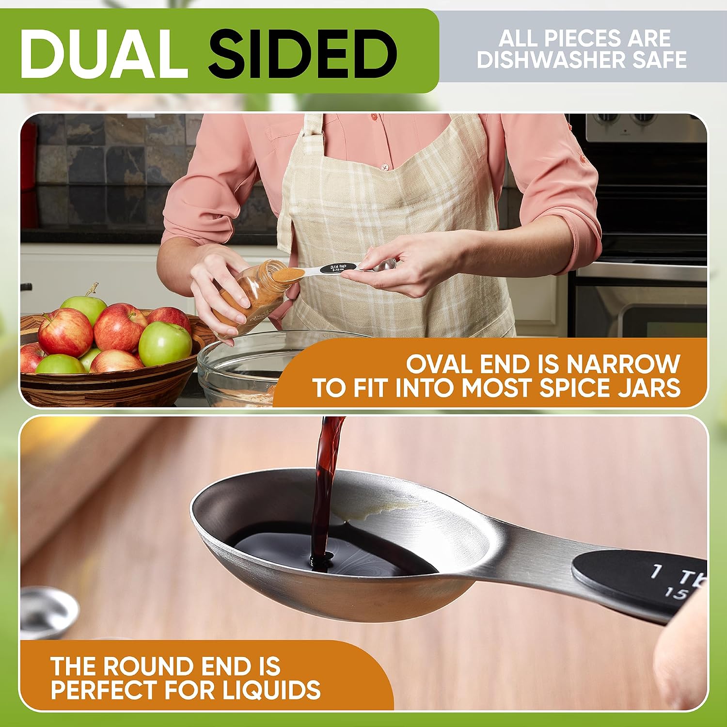 Thumbnail 6 de Spring Chef Magnetic Measuring Cups Set, 15-piece ⚖