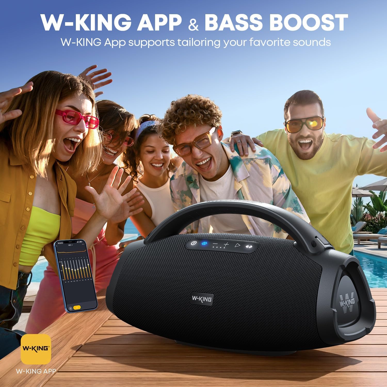 Thumbnail 2 de X20 330W Peak Loudest Boom Box: 7.5" Subwoofer, 2.1Ch, IPX7 Waterproof Outdoor Speaker