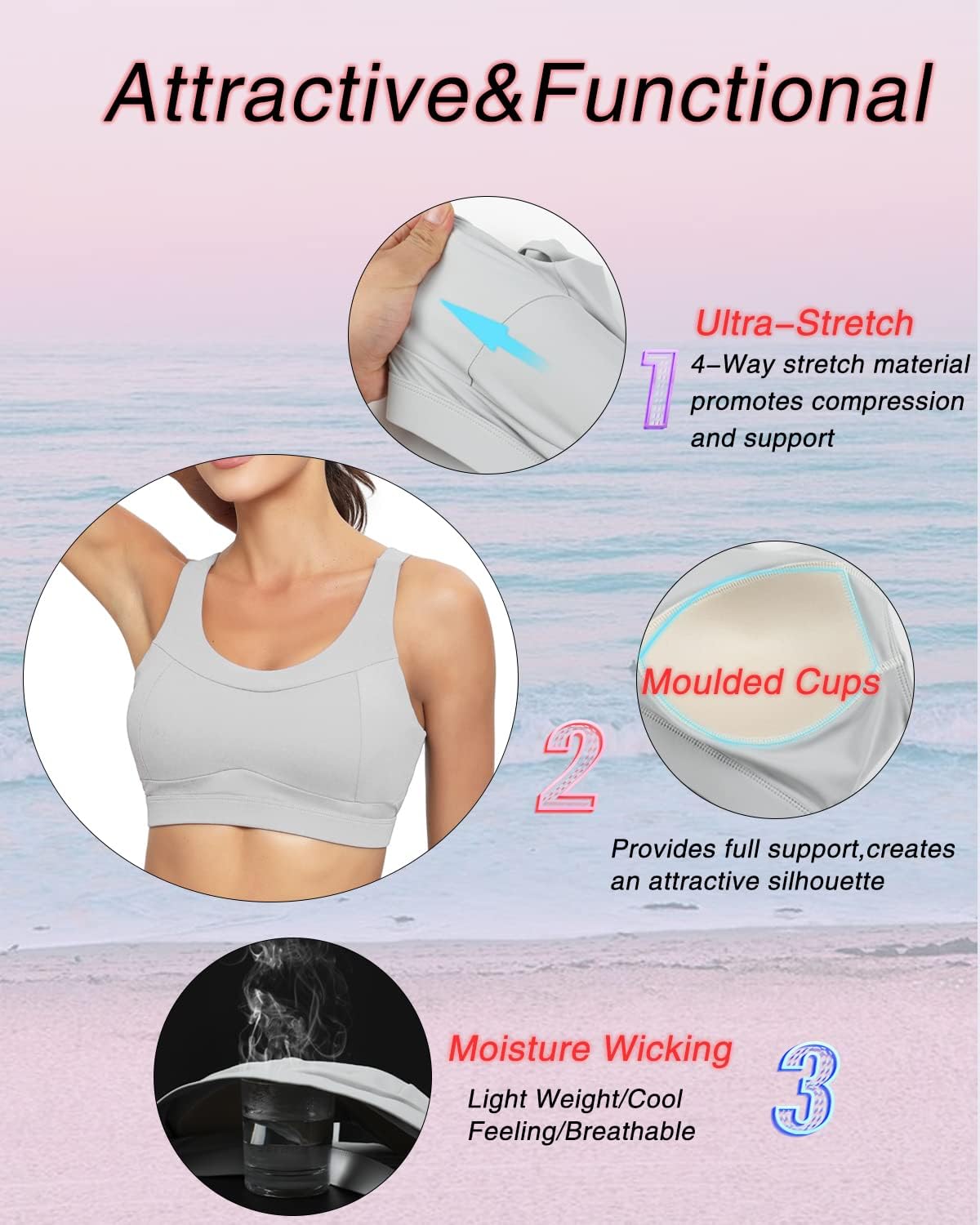 Thumbnail 4 de RUNNING GIRL High Impact Sports Bra