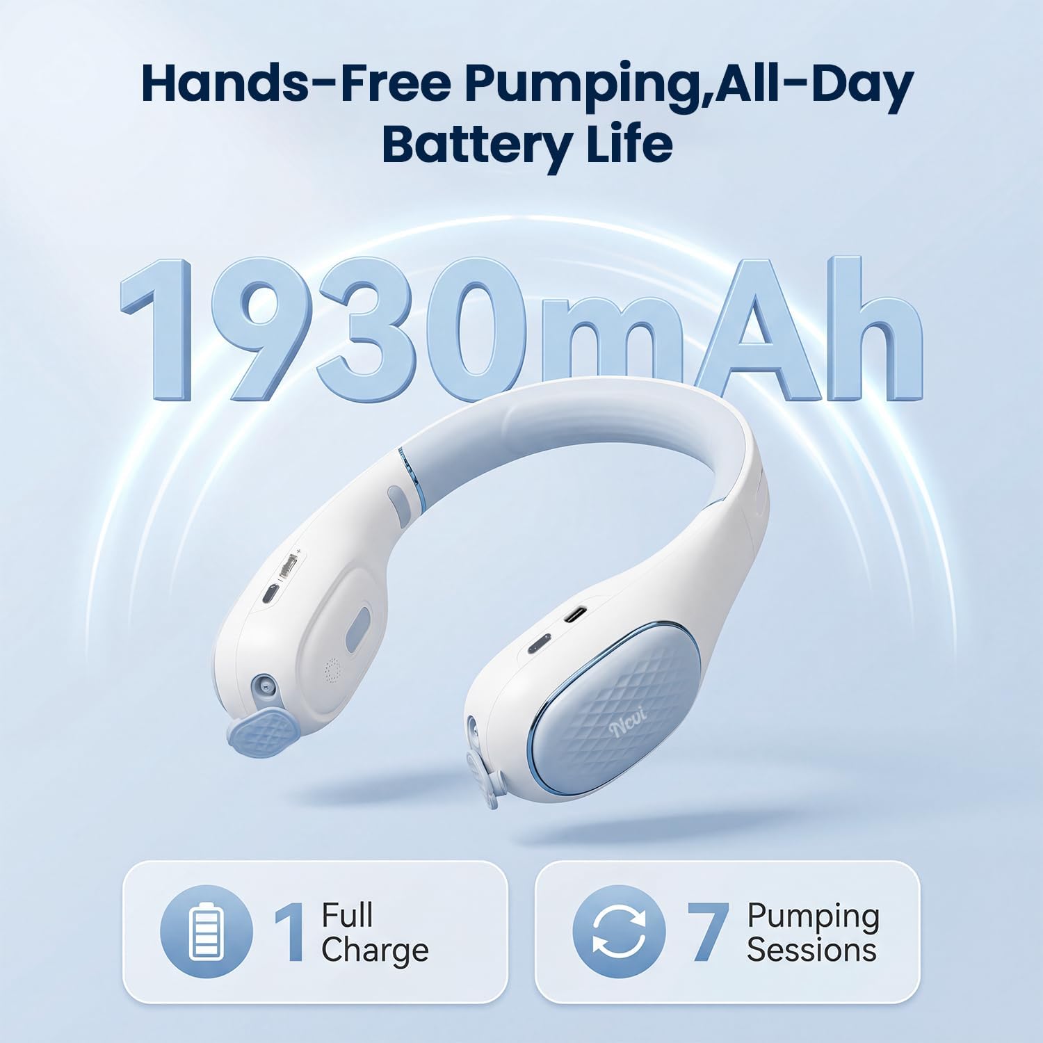 Thumbnail 4 de NCVI NC3110-2 Wearable Breast Pump with App Control and 6oz Cups