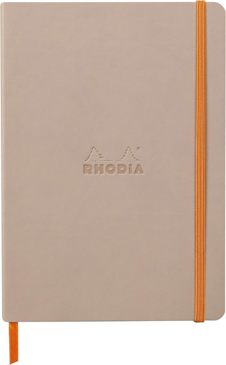 Detalle de RHODIA 117461C Carnet Rhodiarama Souple Lilas A5 – Points Dot, 160 pages, Papier Clairefontaine