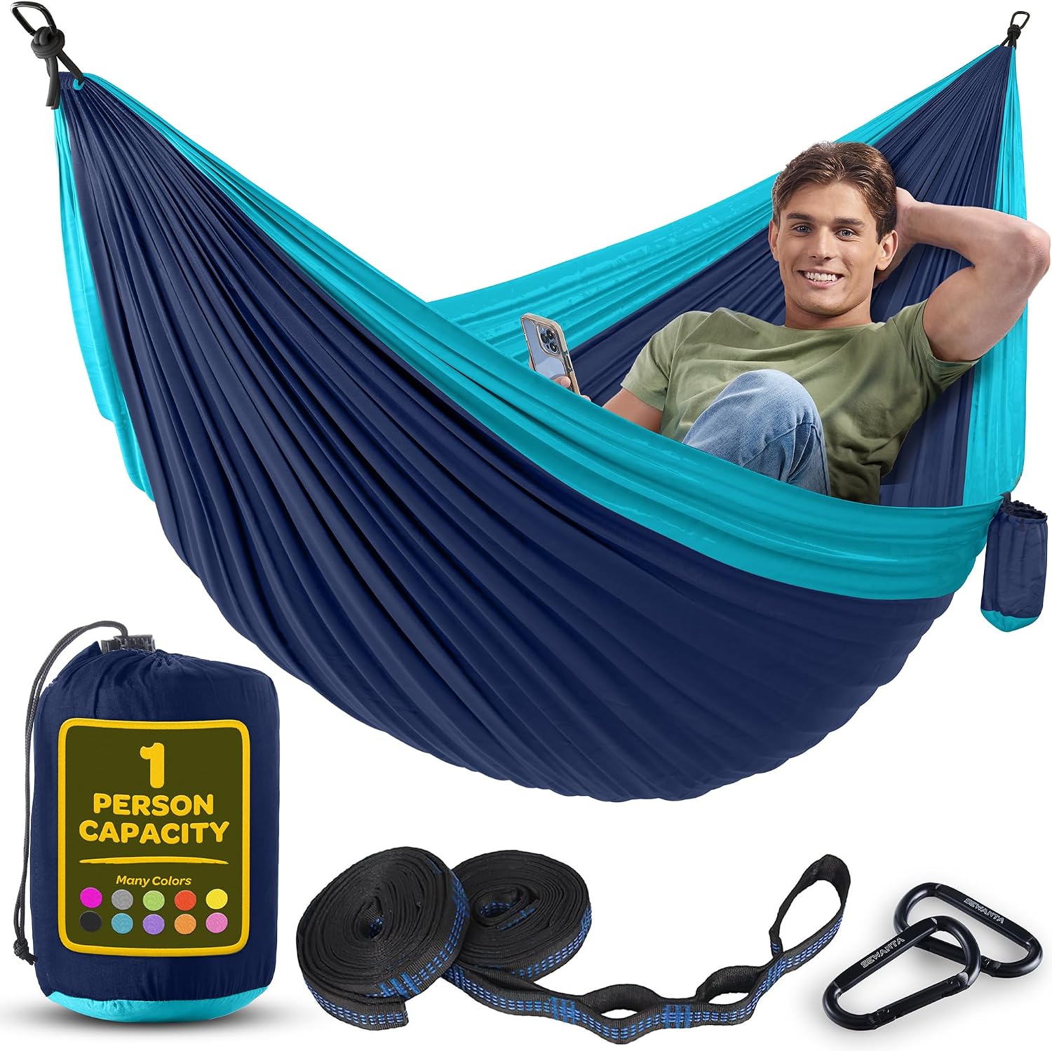 Detalle de Hammock 400 lb nylon camping chair