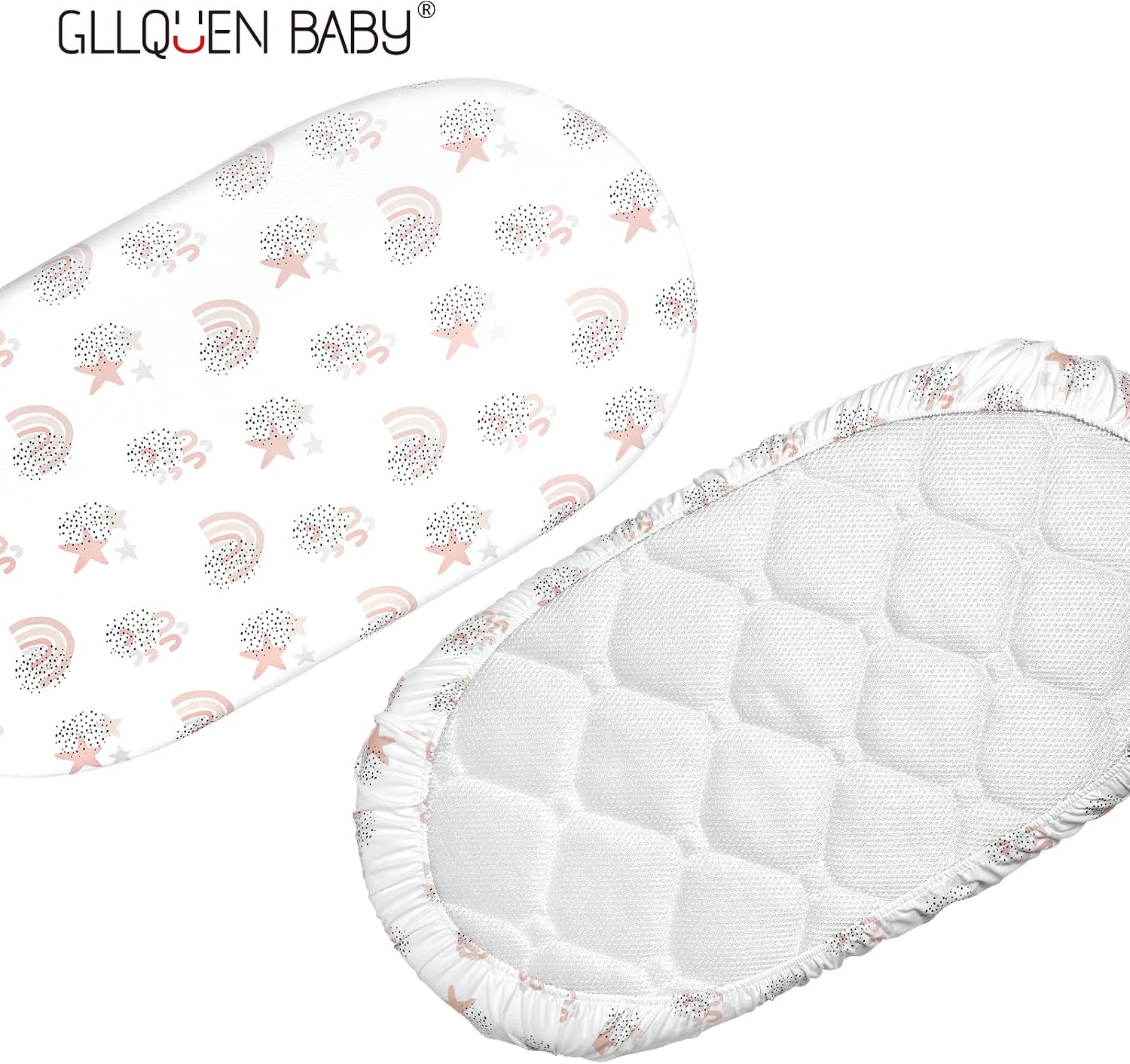 Thumbnail 4 de GLLQUEN BABY Moses Basket Sheets 81x41cm