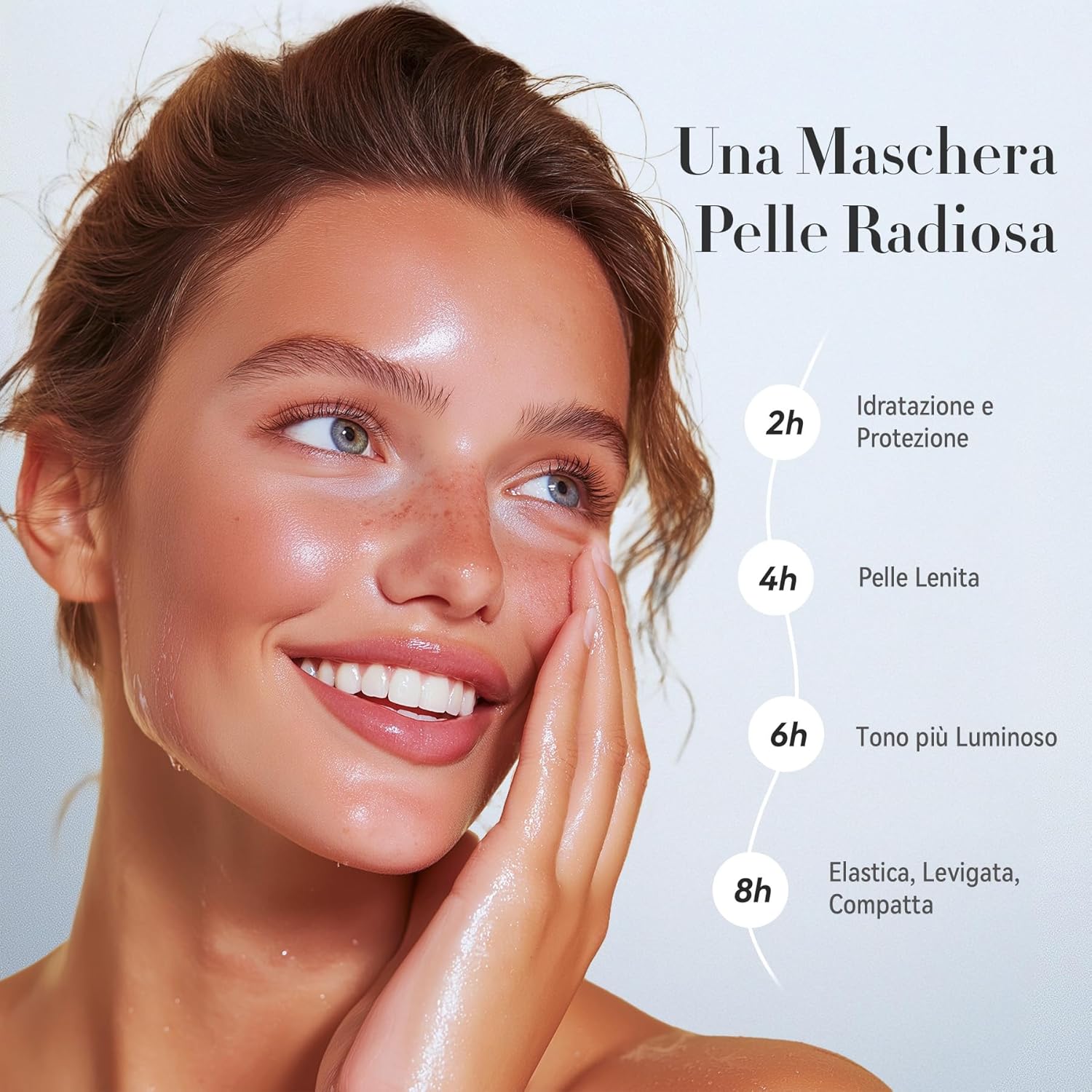 Detalle 2 de Bagavs Maschera viso al collagene 4 confezioni