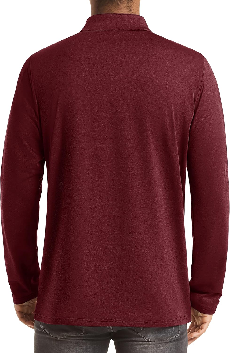 Thumbnail 1 de KEFITEVD Men's 1/4 Zip Pullover Fleece Lined Sweatshirt – Lightweight, Stand Collar, Athleisure for Outdoor Activities