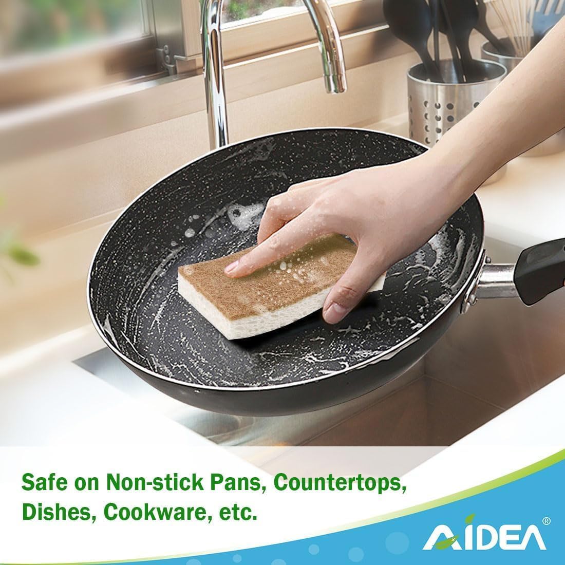 Thumbnail 6 de AIDEA Kitchen Sponges, 24-Count