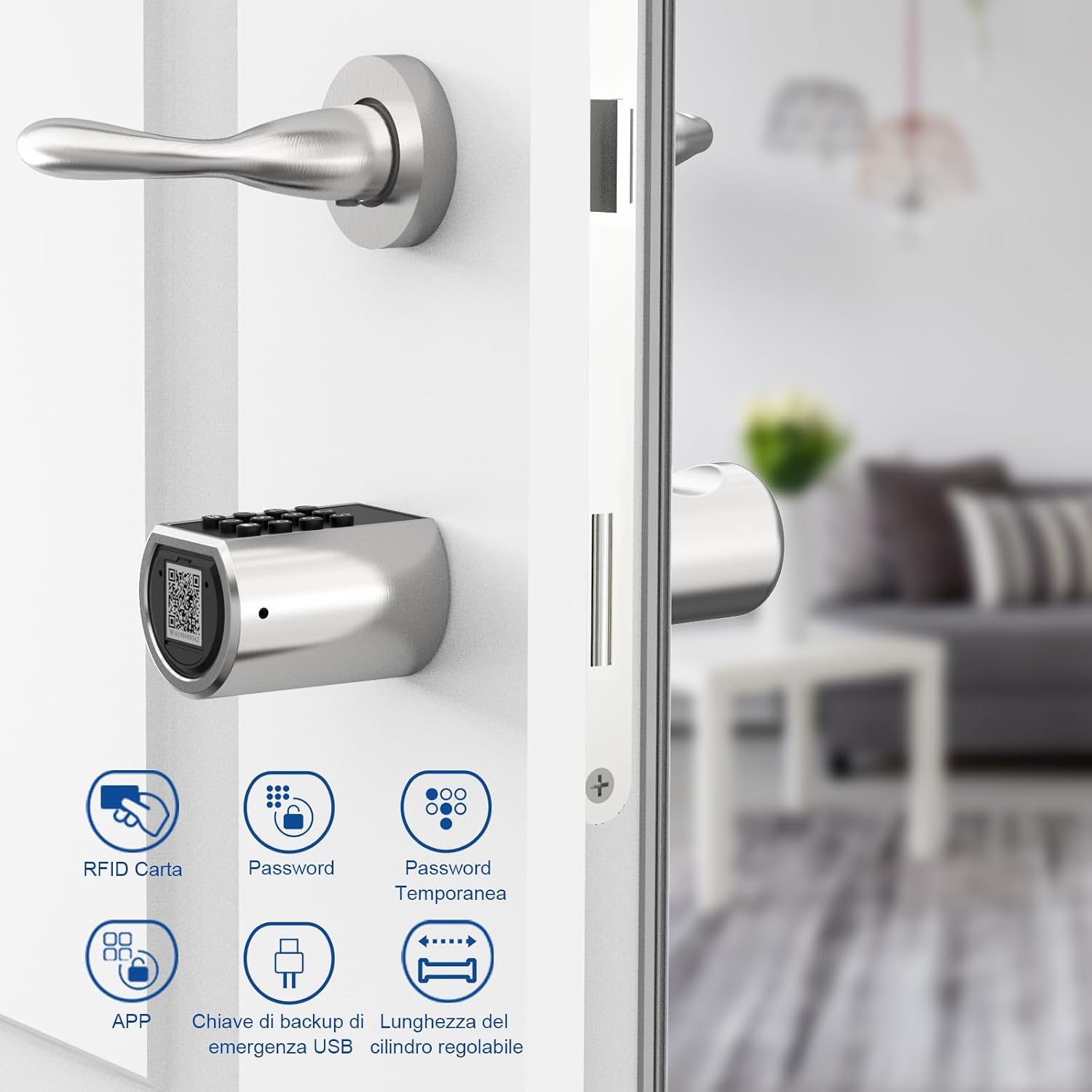 Detalle 2 de WE.LOCK Serratura Smart IP44 🔒