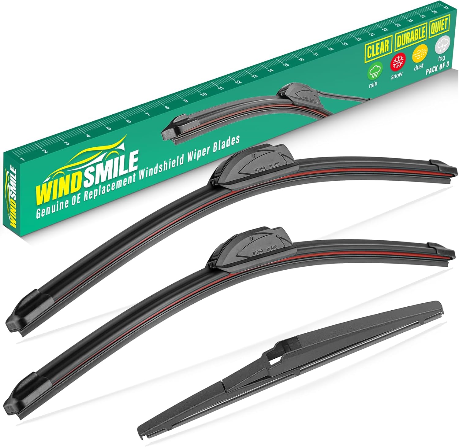 Detalle de Hyundai Palisade wiper blades set, 26 20 12