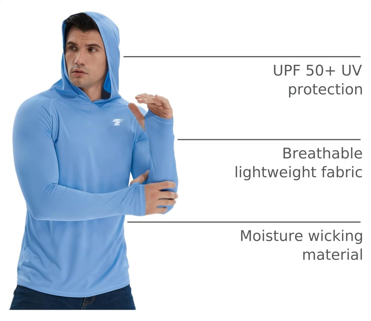 Thumbnail 3 de TELALEO 3-Pack Men’s UPF 50+ Sun Protection Lightweight Hoodie
