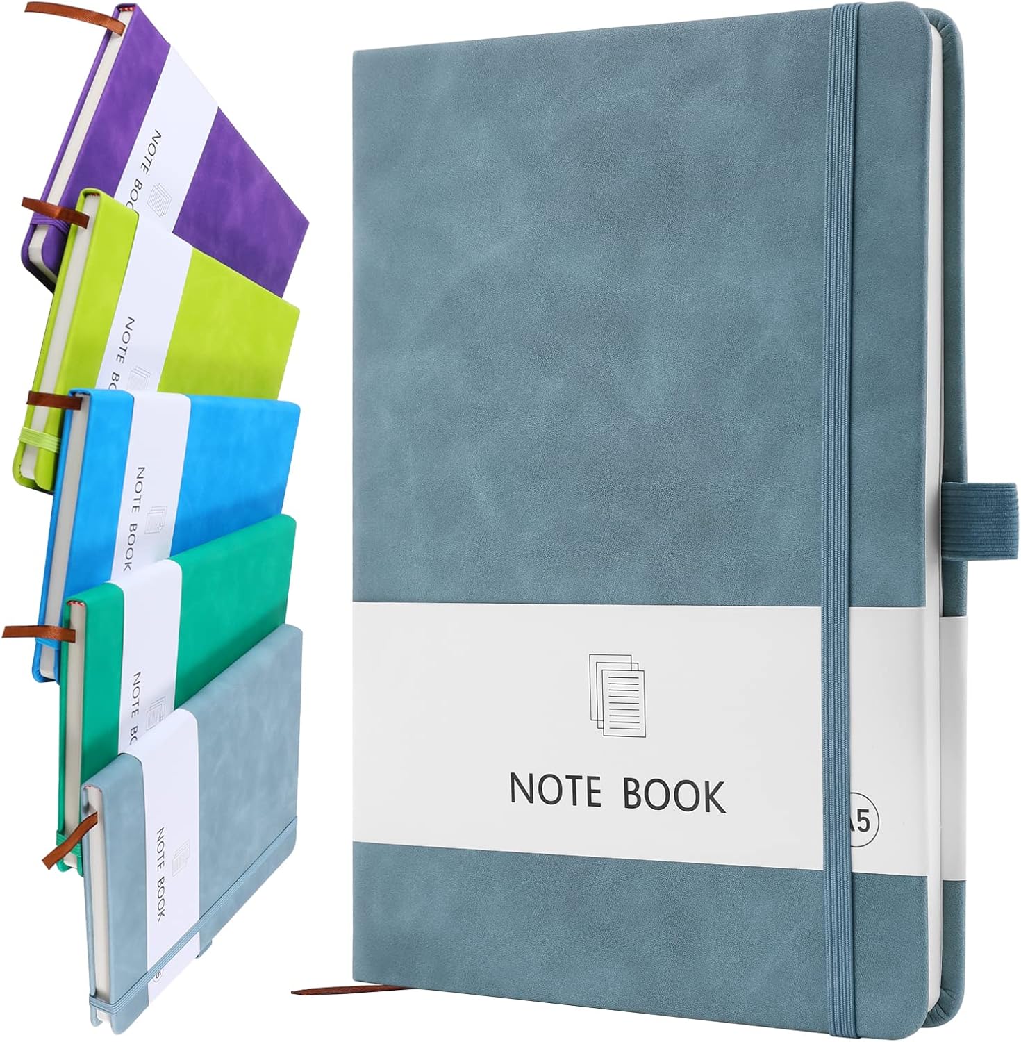 A5 Notebook PU Leather 200 Pages Notepad 📒