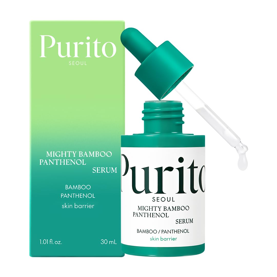 Detalle de PURITO Mighty Bamboo Panthenol Serum – Feuchtigkeitsspendendes Glow-Serum mit Panthenol