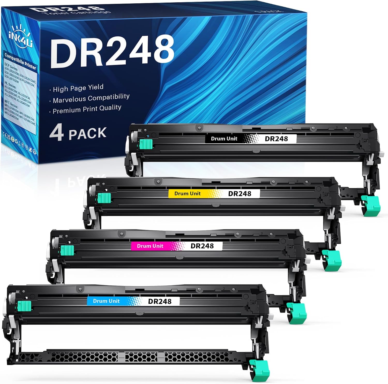 Detalle de INK4U DR248CL Trommel 30.000 Seiten