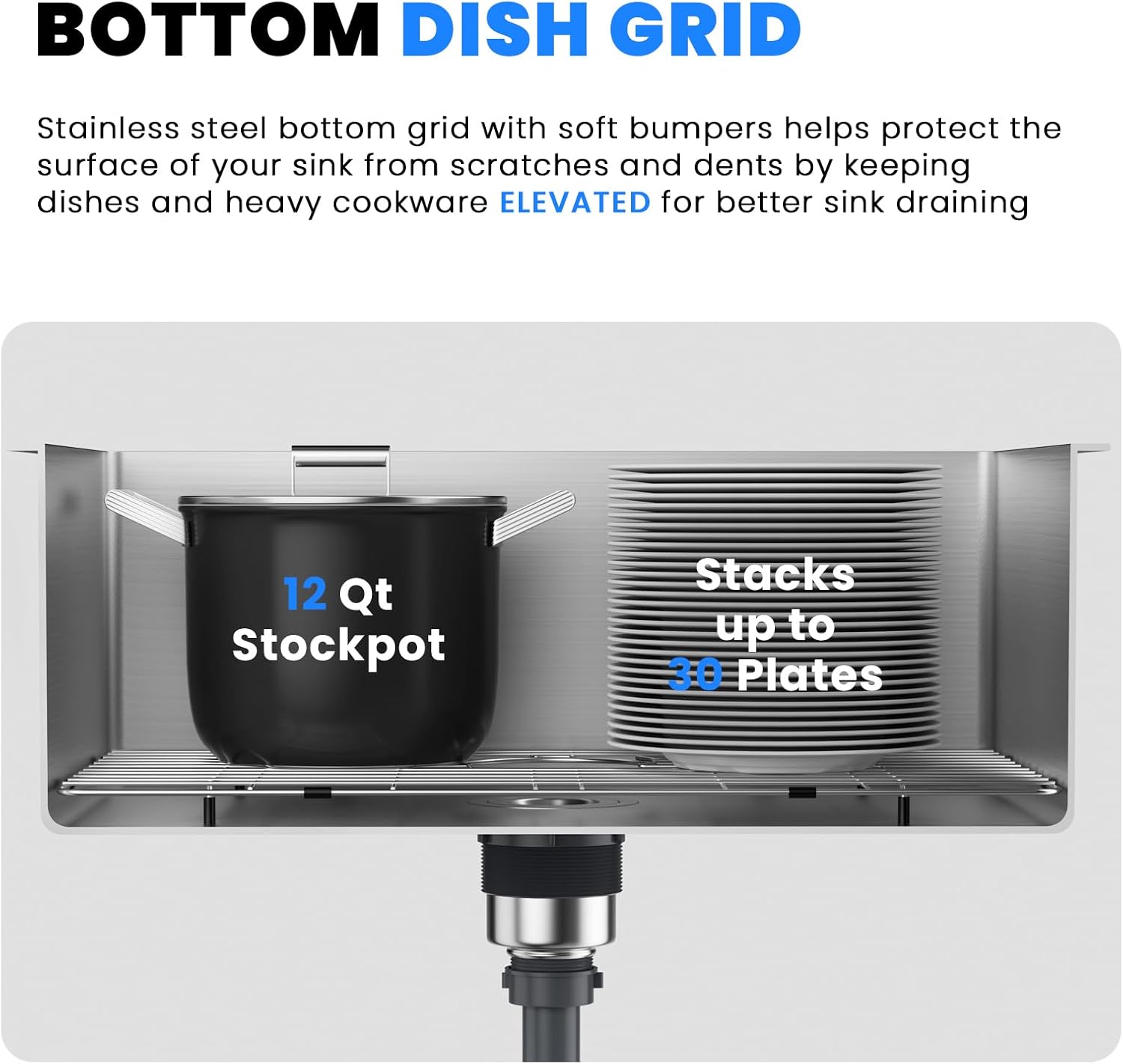 Detalle 2 de POPFLY kitchen sink, 18-gauge stainless steel