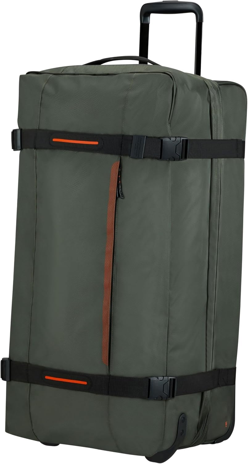 Detalle 2 de American Tourister Urban Track: Borsa da viaggio con 2 ruote, 78,5 cm, 116 L in Verde (Dark Khaki)