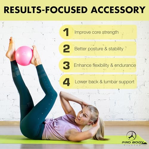 Thumbnail 8 de ProBody Pilates Ball Small — 9 Inch Small Exercise Ball (Blue) by ProBody Pilates