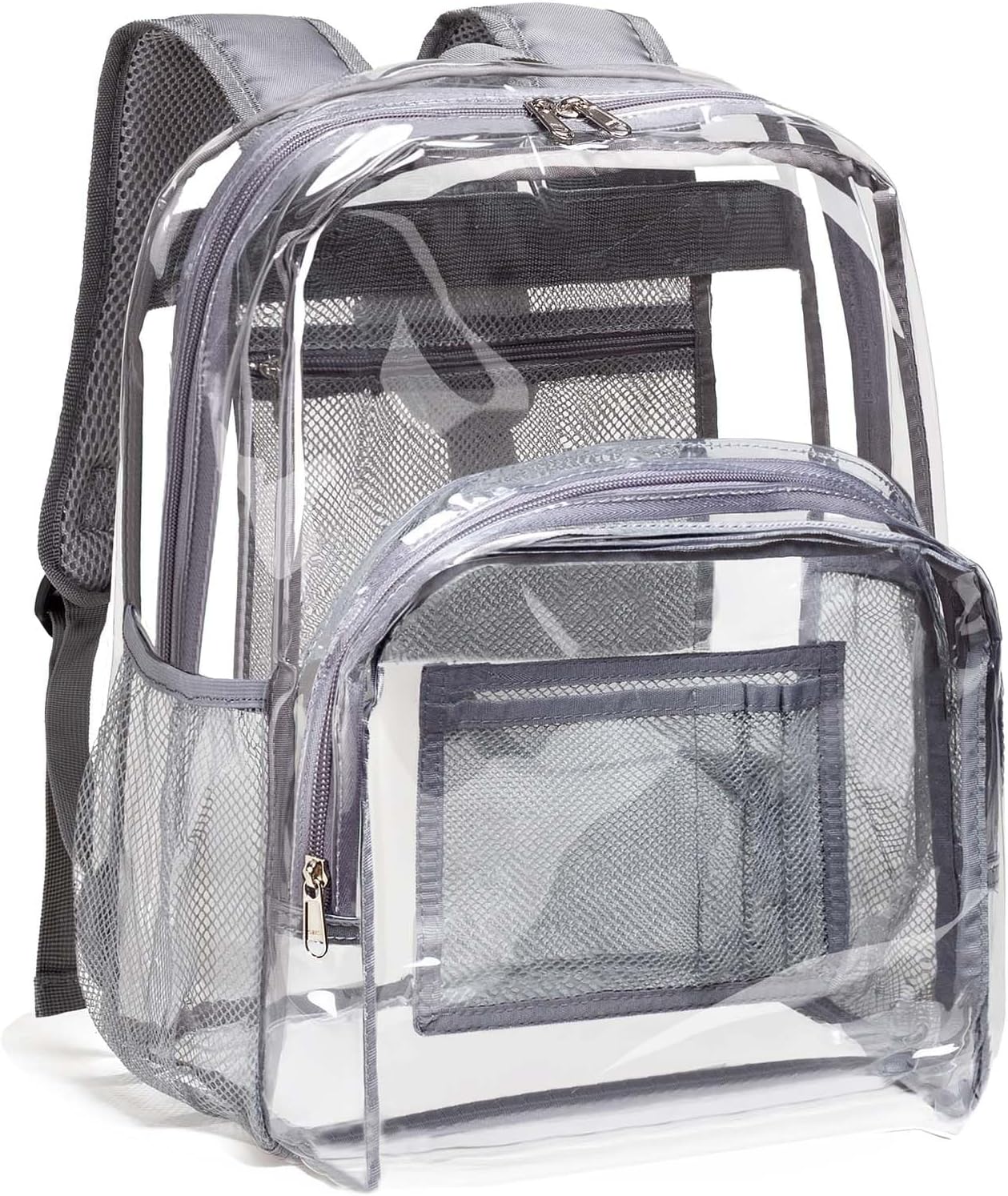 Thumbnail 6 de Vorspack Clear Backpack Heavy Duty PVC Transparent Backpack (Extra Large, Black)