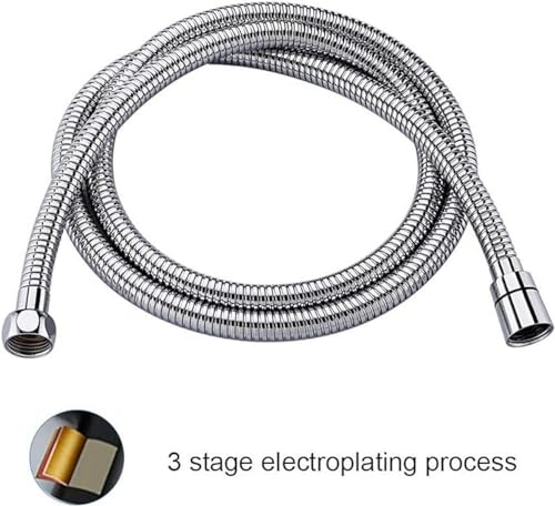Detalle de GRIFEMA COMPLENTO-G851F: flessibile doccia in acciaio inox 150 cm, anti-torsione, resistente e facile da installare