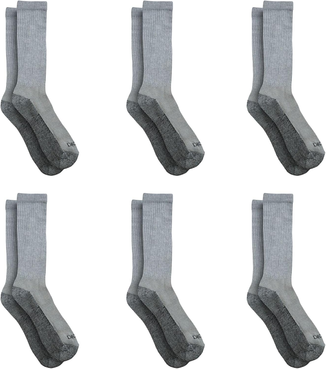 Detalle 2 de Dickies Dri-tech Original crewstrumpor med fukthantering och ventilation, 6-pack
