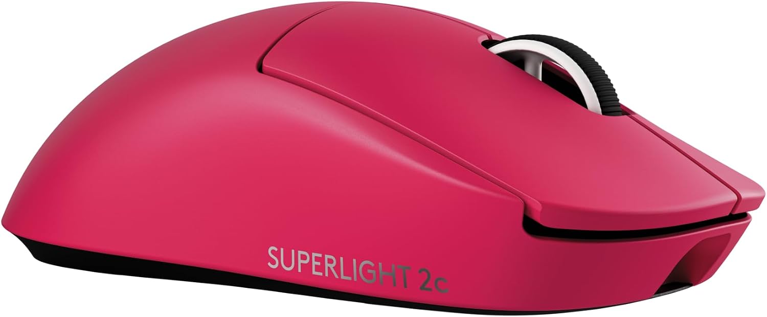 Detalle de Logitech G PRO X Superlight 2c Wireless Mouse – Pink (53 g)