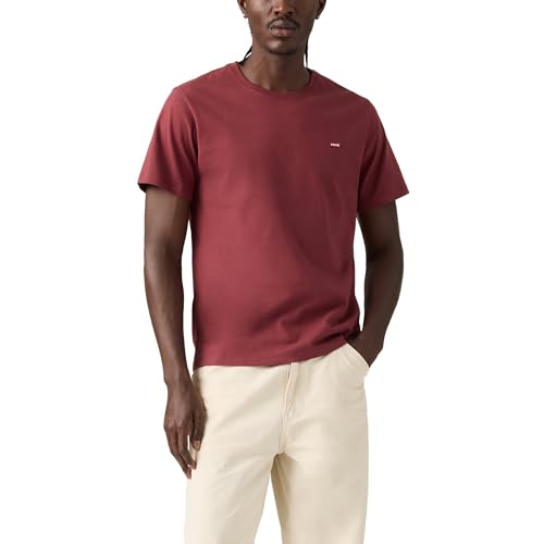 Detalle de Levi's SS Original Housemark camiseta Oxblood Red