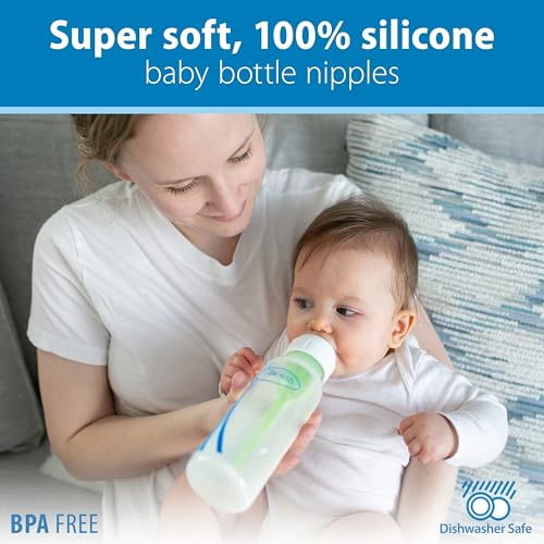 Detalle de Dr. Brown's Anti-Colic Options+ Narrow Baby Bottle 4 oz — 4-Pack