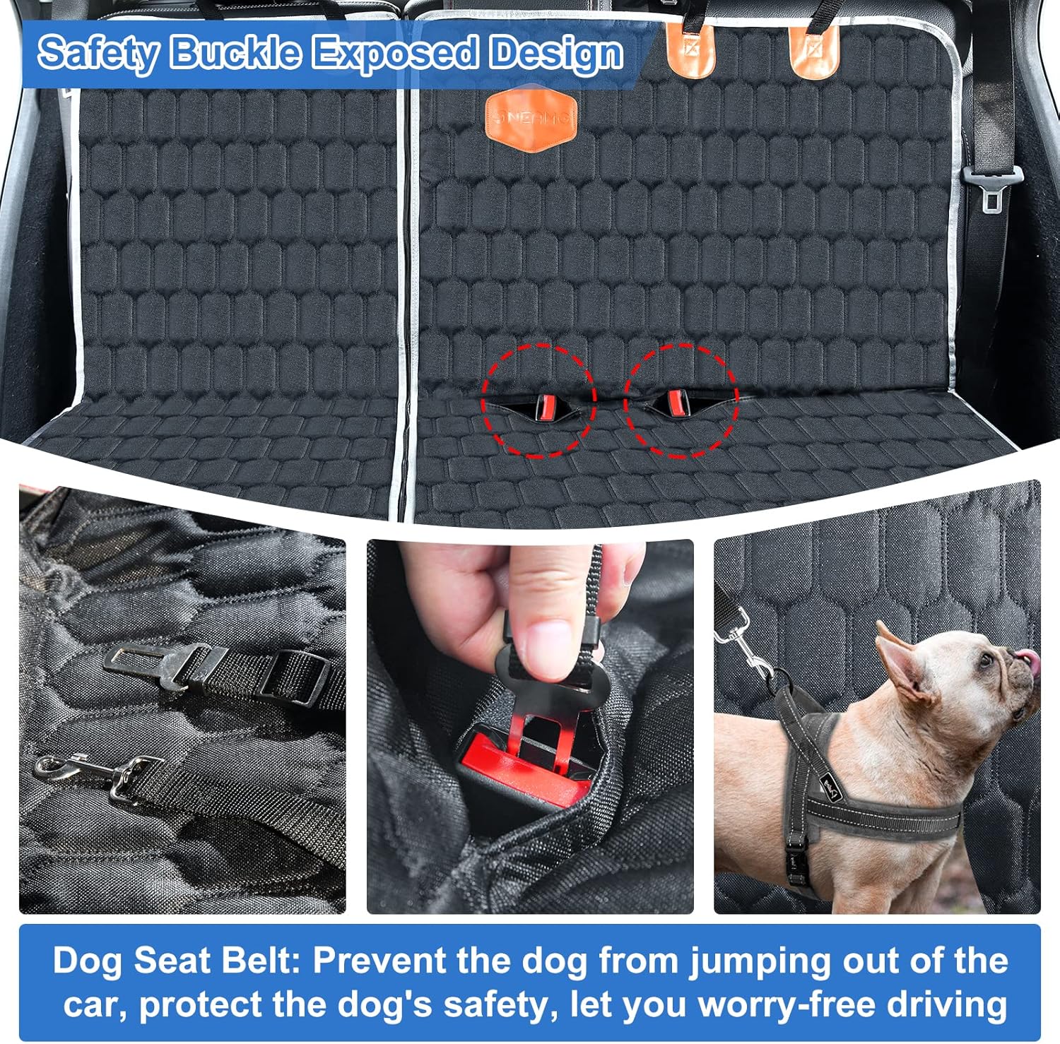 Detalle de OneAmg Funda coche perro 130x139 cm