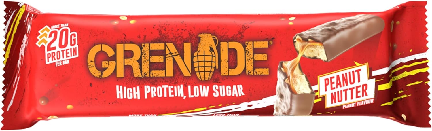 Thumbnail 1 de Grenade Proteinriegel Peanut Nutter – proteinreich, zuckerarm, 12 x 60 g