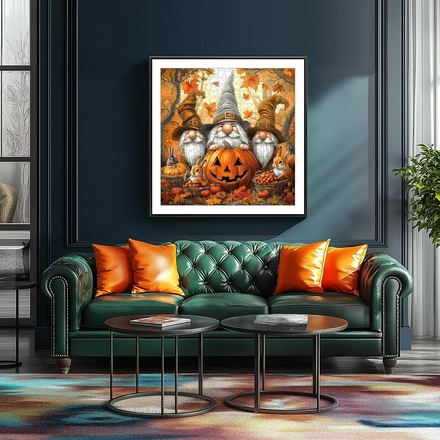 Detalle de Autumn Gnome Jigsaw Puzzle, 500 Pieces