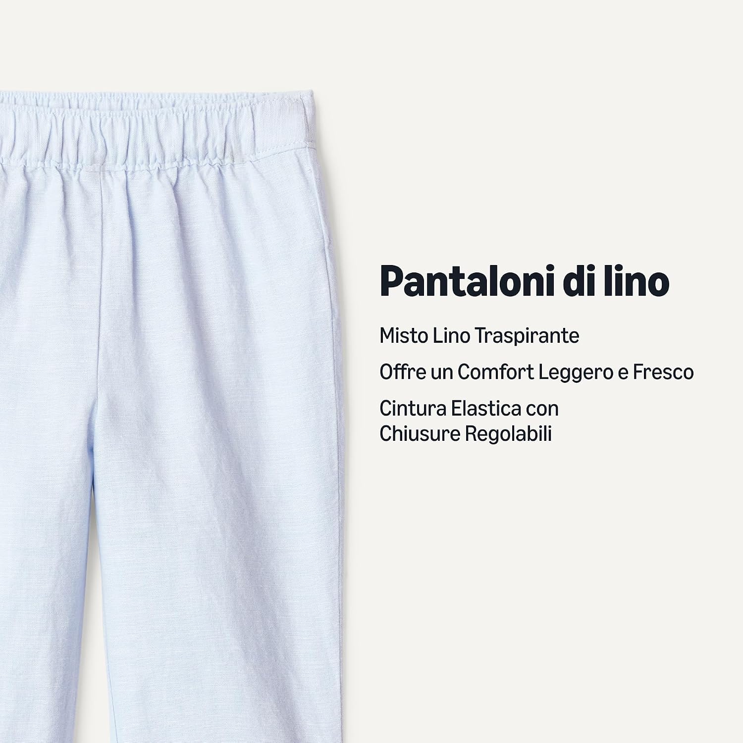 Thumbnail 1 de Amazon Essentials x Sofia Grainge Pantaloni Pull-On in Cotone e Lino per Bambino