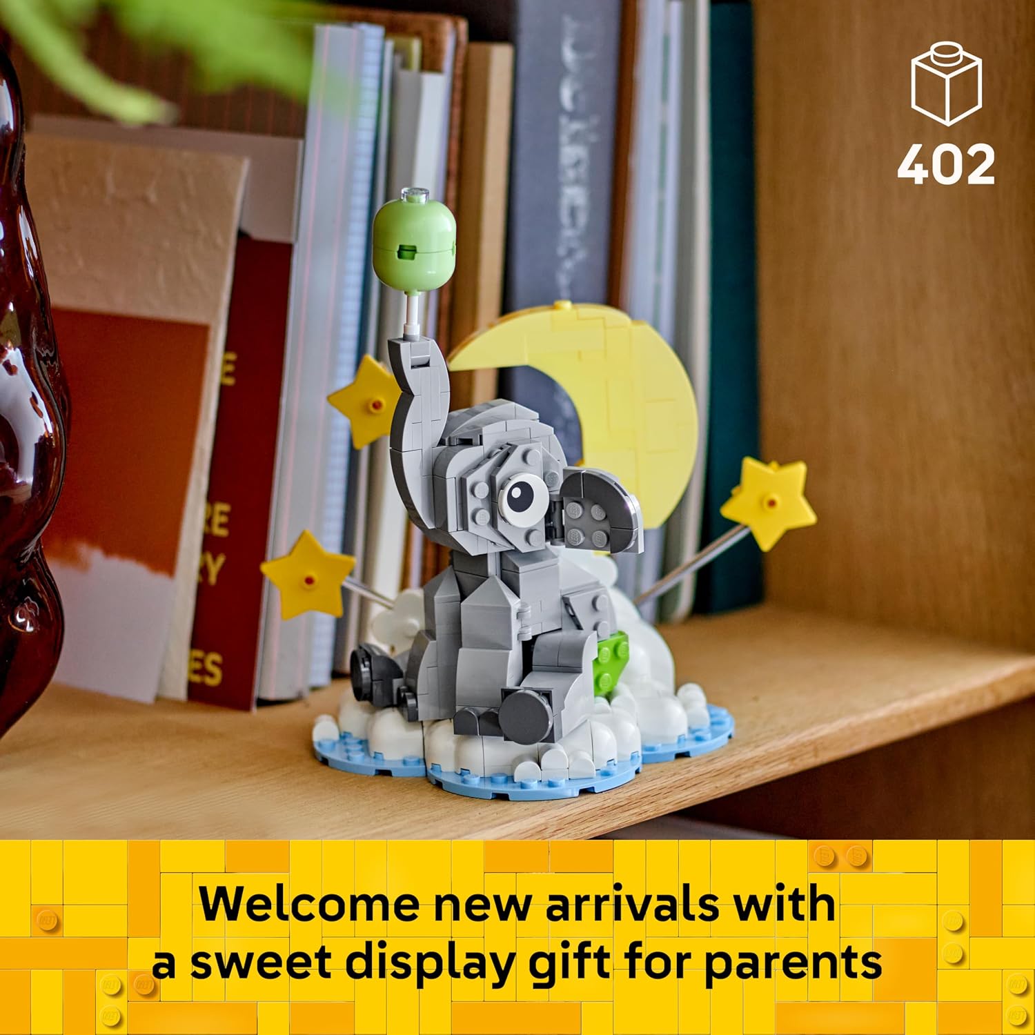 Detalle de LEGO Baby Elephant in the Sky 40814 Animal Building Set, 402 Pieces