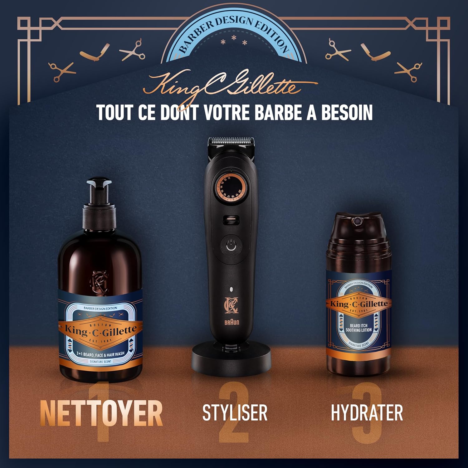 Thumbnail 6 de King C. Gillette Soin Barbe 3-en-1 — Nettoyant, Hydratant et Rafraîchissant (350 ml)